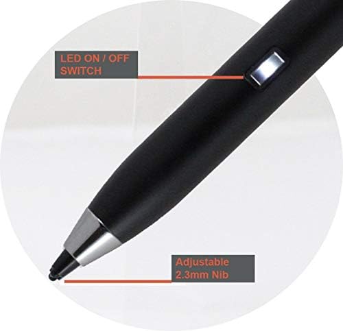 Broonel Black Point Point Digital Active Stylus Pen תואם ל- Lenovo IdeaPad S340 14 | Lenovo IdeaPad